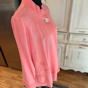 J JILL Tencel Decorative Jacket